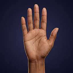 Fingertips that widen at the ends